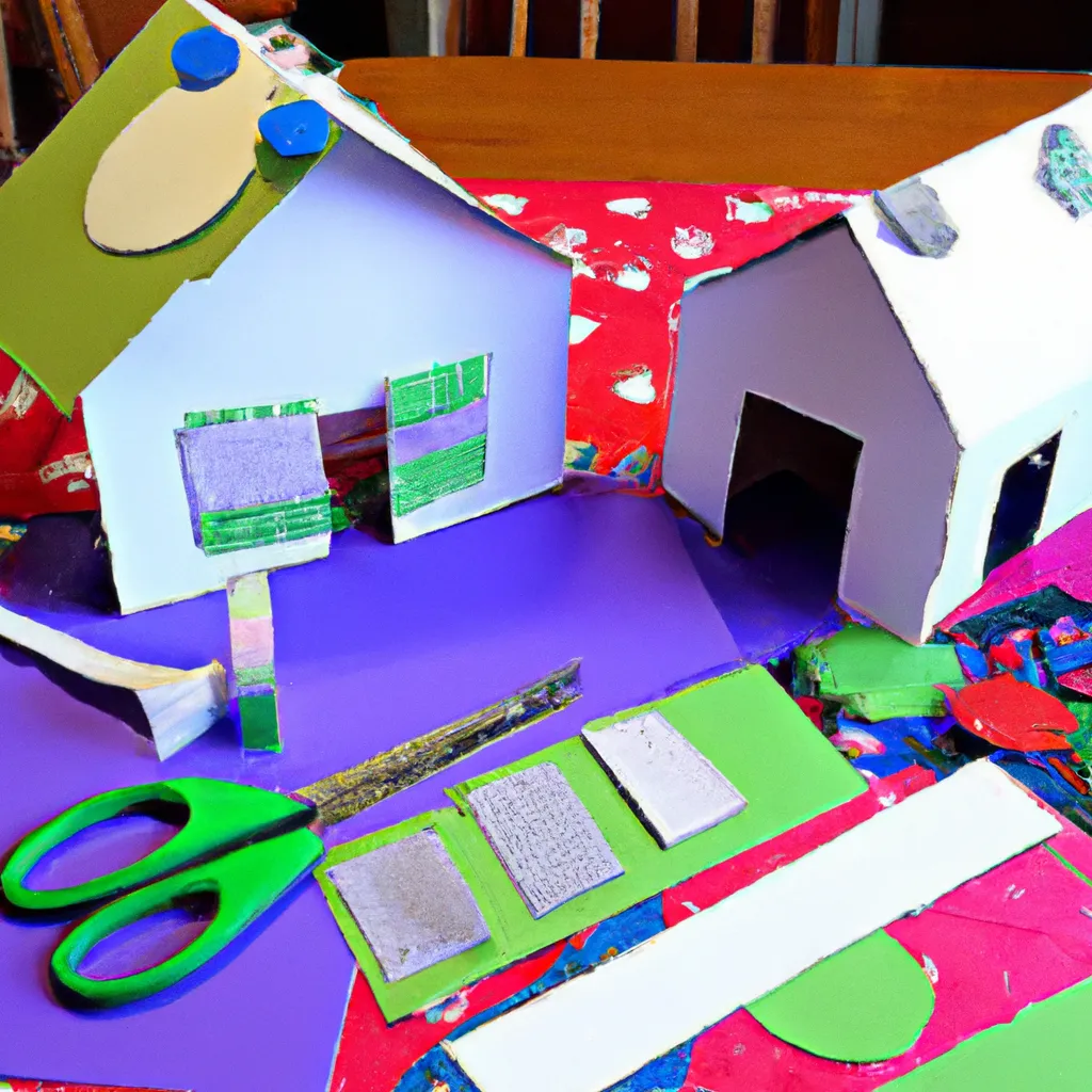 Jak zrobić domek z kartonu?